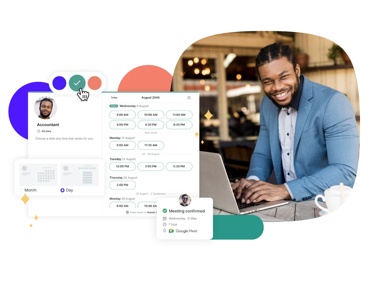 Customizable booking page accountants