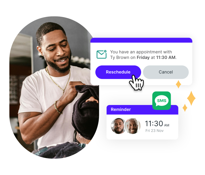 appointment notifications barber shop