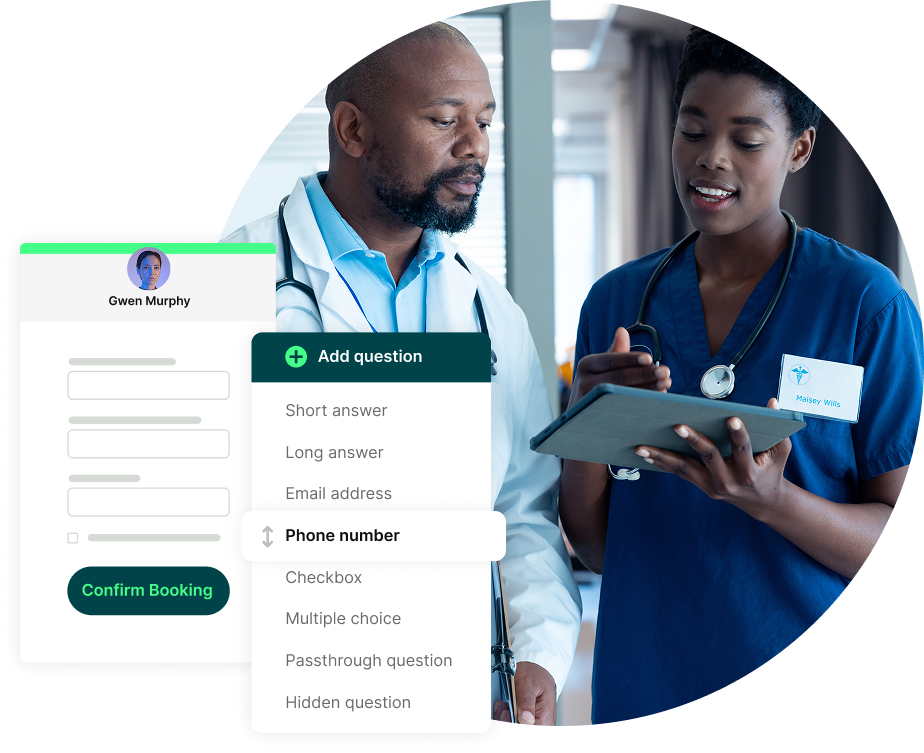 Physiotherapist customizable intake forms