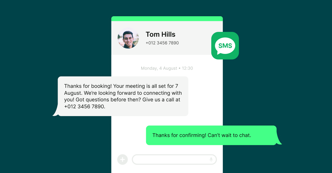 Appointment SMS with YouCanBookMe