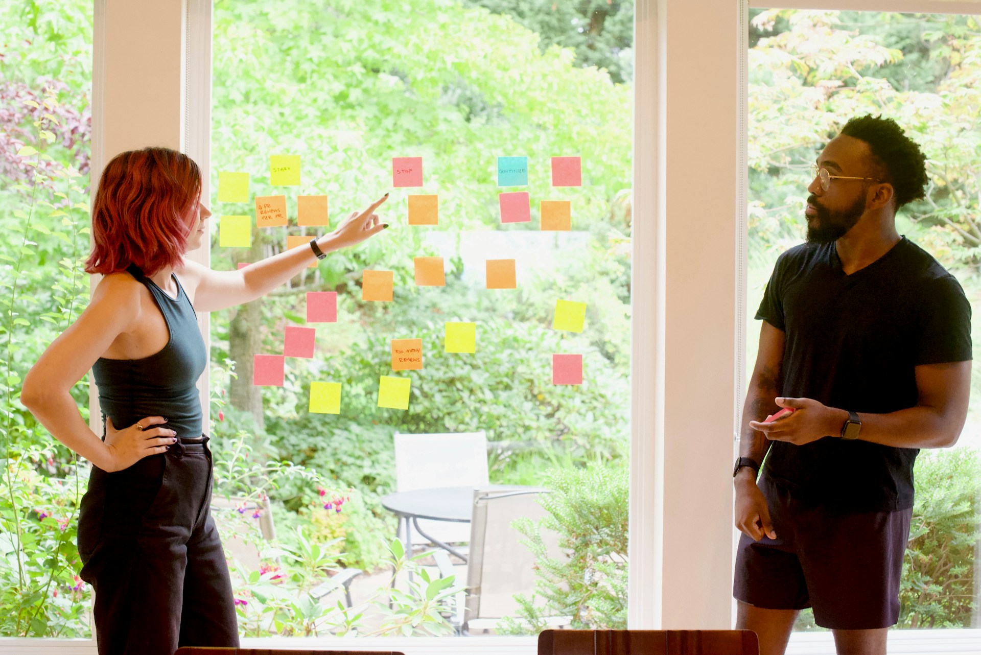 Small business marketing brainstorm session