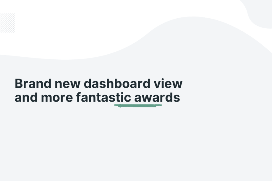 YouCanBook.me brand new dashboard view and more fantastic awards