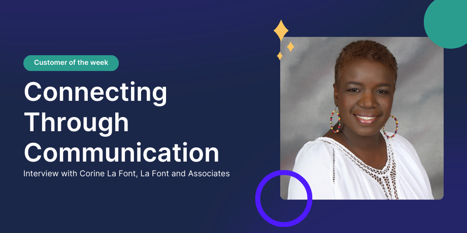 Connecting through communication with Corine La Font