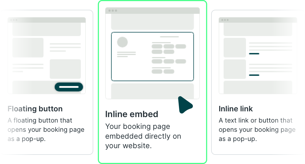 Embed your booking page 4