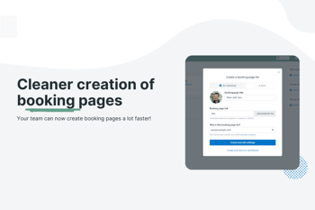 YouCanBook.me cleaner creation of booking pages