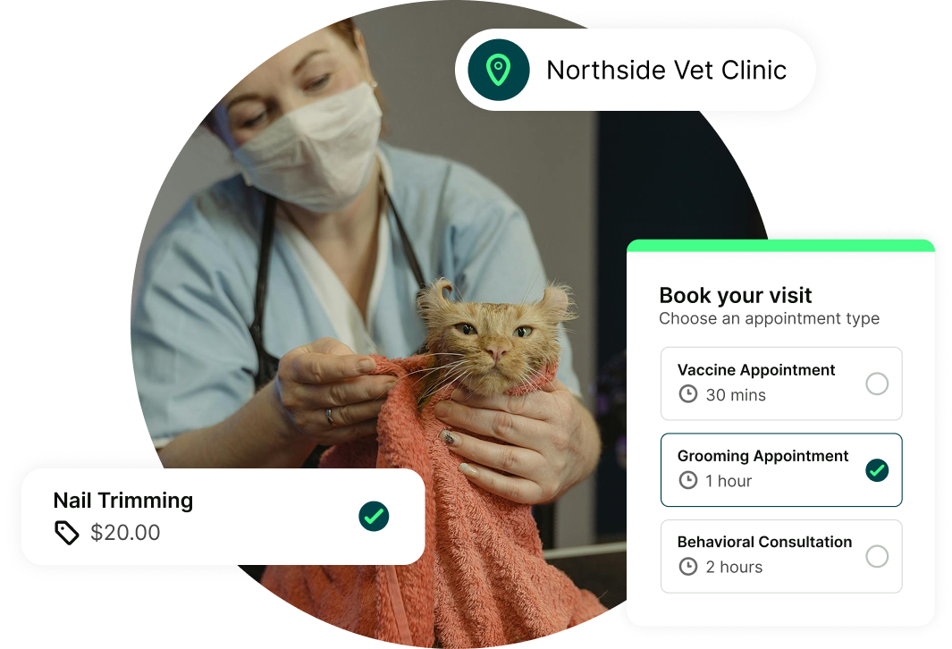 Veterinary scheduling software