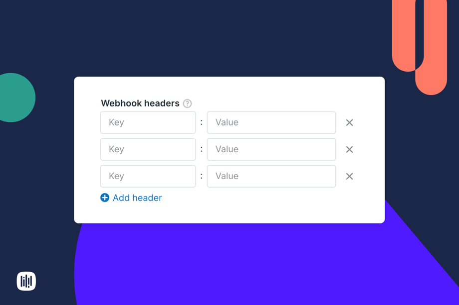 Webhook headers product update