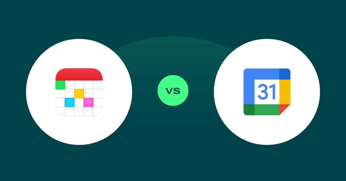 fantastical app vs google calendar